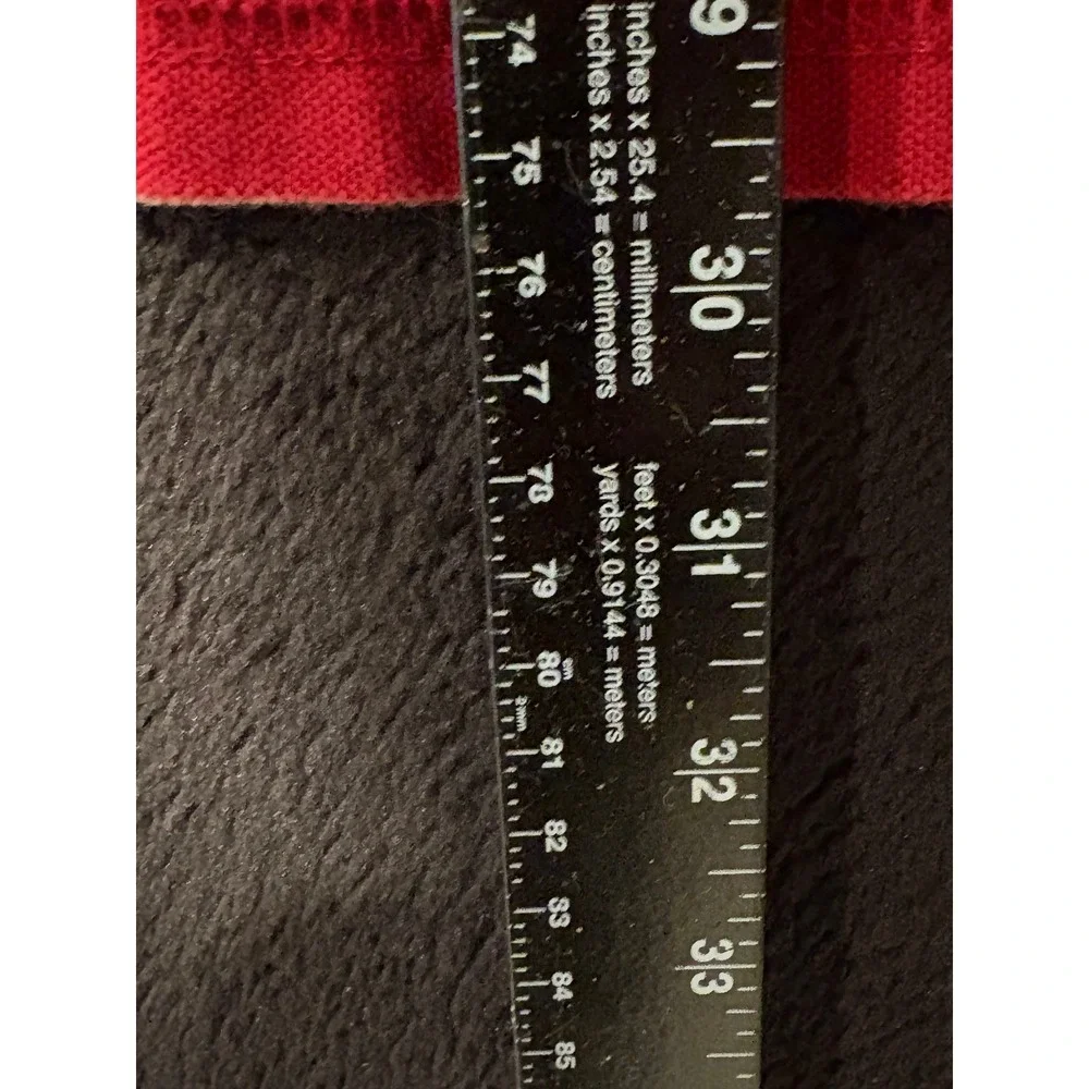 Banana Republic Striped Polo Shirt Long Sleeve Casual Red‎ Elephant Logo M